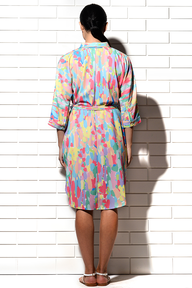 Candy Love Belted Tunic Dress